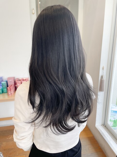 2025年春】どれが好み？ロング ブルーアッシュのヘアスタイル・髪型 
