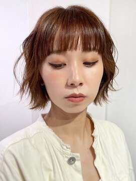 ロンドアベニール 北千住(Lond avenir) ぱつん前髪×レイヤーボブ　　ｎａｍｉｅ