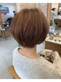 アッシュグレー/ロブ/髪質改善縮毛矯正/髪質改善/韓国風/