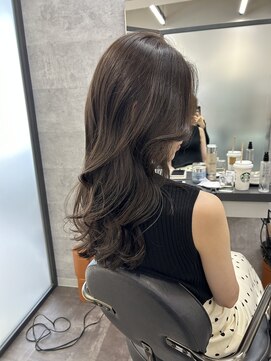 リリー(Lilley) 【lilley 稲永麻衣】ブリーチなし+グレージュ+天神韓国ヘア