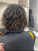 リアイス(Re:ICE) 顎ラインボブくるくるショートスパイラルパーマ