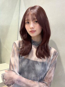 グロー 大宮(GLROW) □ 韓国大宮顔周りレイヤーカット大人可愛いワンホンヘア