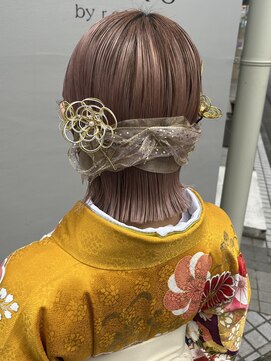 アビント バイ レシッド 武蔵小杉(abinto by rcid) ミディアムタイトスタイル×袴