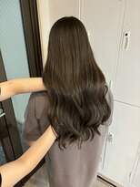 リト(riTo)&nbsp;20代暗めカラーデザインカラーロングオリーブグレージュベージュ