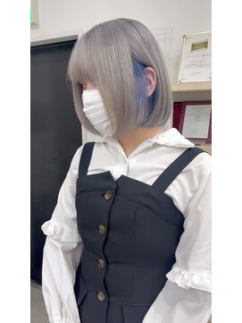 ジゼル(gisele) シルバー×ライトブルー