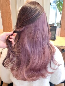 リード バイ ラグーン(LEAD by LAGOON) イヤリングカラーハイライトインナーカラーバレイヤージュ