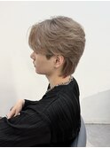 ホワイトグレージュ センターパート 韓国