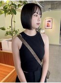 【loje】黒髪ボブ/ワンレン/小顔に見せるヘア