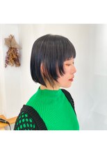 ヘアーリコア(hair recoa)&nbsp;ボブ × インナーカラー
