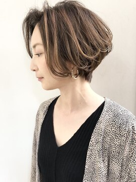 オーソ(AUTHO) ショートヘア/大人ガーリー/チョコレート/モード/プリカール g