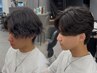 パーマ落とし6000円コース+ カット + TOKIOトリートメント【アウトバス付き】
