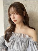レイヤーカット オリーブベージュ カラー 韓国 髪質改善 仙台