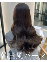アミー 池袋(Ammy)&nbsp;コテ巻き風パーマ /韓国風パーマ/透明感カラー/レイヤーカット
