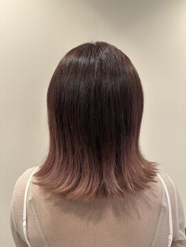 トリコ アヴェダ ららテラス北綾瀬(tricot AVEDA) ボブ/バーガンディ/グラデーションカラー