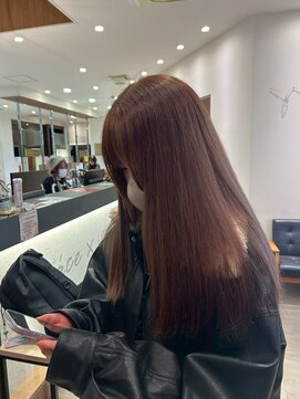 ミルクティーカラー／レディース／小顔