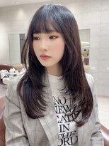 スーリール 久留米花畑店(Sourire) レイヤーカット/顔周りカット