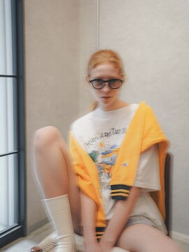 アソビ(Asobi) 【ブリーチ2回】オレンジベージュ2