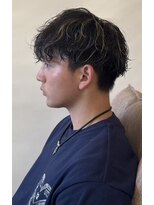 桃の木 ヘアー(桃の木 hair) メンズナチュラルハイライト