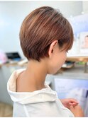丸みショートボブハンサムショートウルフ本厚木◎20代～50代
