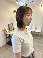 スミカ(sumica) 切りっぱなしボブ/bob/ブリーチなし/Aujua/トリートメント