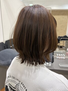 ネウィ 川崎(newi) くびれレイヤー/オリーブグレージュ/髪質改善/小顔魅せ/透明感