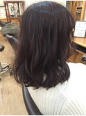 ボブ・ロブのコテ巻きヘアアレンジ