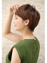 スタジオテオ(studio Teo)&nbsp;大人の耳かけコンパクトエアリーショート×小顔グレージュ