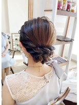 ロカット サロン(Roquat Salon)&nbsp;綺麗シニヨンアレンジ【ヘアアレンジ　立川/立川南/国立】