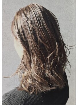 ヘアサロンエム 渋谷店(HAIR SALON M) 外ハネボブ/アッシュブラウン/ネオウルフ/デザインカラー