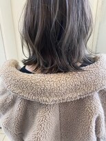 ヘアーデザイン シュシュ(hair design Chou Chou by Yone)&nbsp;細めハイライト＆透け感コバルトグレージュ♪