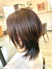 【orange大分賀来】ウルフレイヤーウルフヘアウルフカット