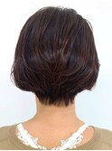 40代50代60代/グラデーション/ショートボブ/白髪染め/ショート