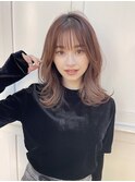 【フォルテ千鶴】チェリーブラウンフェミニンロング