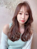 ロンドローズ 名古屋(Lond damaskRose)&nbsp;イヤリングカラー 韓国 ショート イメチェン フェミニンロング