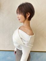 ロンド ストラーダ 心斎橋(Lond strada)&nbsp;ショート×ハイライト白髪ぼかし×シルキーベージュ[心斎橋]