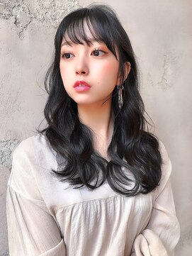 ロンドローズ 名古屋(Lond damaskRose) リフトレイヤー センターパート ブリーチ縮毛矯正 ヨジャドル53