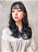 リフトレイヤー センターパート ブリーチ縮毛矯正 ヨジャドル53