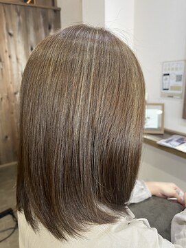 トレシュ(tres) Wカラーからのボブ！！