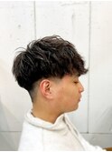 ツイストスパイラルパーマ/メンズ/刈り上げ/社会人/学生【横井】