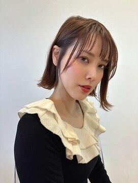 シーク(seek) 大人可愛い切りっぱなしボブ