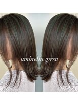 アンルーク ヘア(+1 unluke hair) [+1unluke]2025-SS/NEW-umbrella green