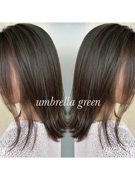 アンルーク ヘア(+1 unluke hair) [+1unluke]2026-SS/NEW-umbrella green