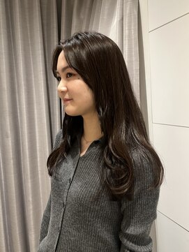 エイゾー(EIZO) ロングレイヤーカット・チャコールブラウンカラー・透明感カラー