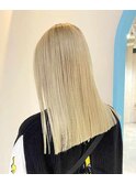 似合わせカットメルティカラー着物フェミニンロング