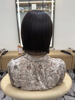 ロンドプロフィール 浦和(Lond profil) イメチェン ボブ 外ハネボブ 美髪 ホワイトブロンド 韓国