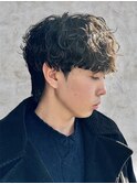 大分シャドウパーマメンズマッシュ波巻きパーマツイストパーマ