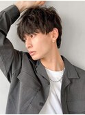 小顔カット大人センターパートデジタルパーマモテ髪好感度◎