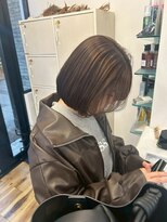 エメ 北花田(Aime)&nbsp;20代30代40代ワンカール小顔補正立体カットオリーブベージュ