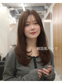 韓国風パーマ/ワンカールパーマ/韓国ヘア/レイヤーカット