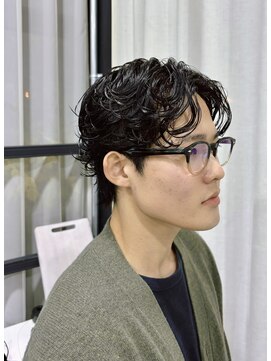 エダメ(EDAME) 【大人メンズ】パーマ/センターパート